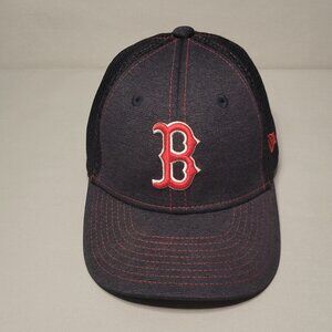 YOUTH Boston Red Sox Hat New Era 9FORTY Flex FITTED Weathered MLB